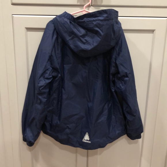 LLBean fleece lined rain coat waterproof - Picture 3 of 7